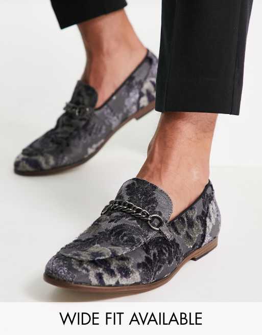 Asos velvet loafers on sale