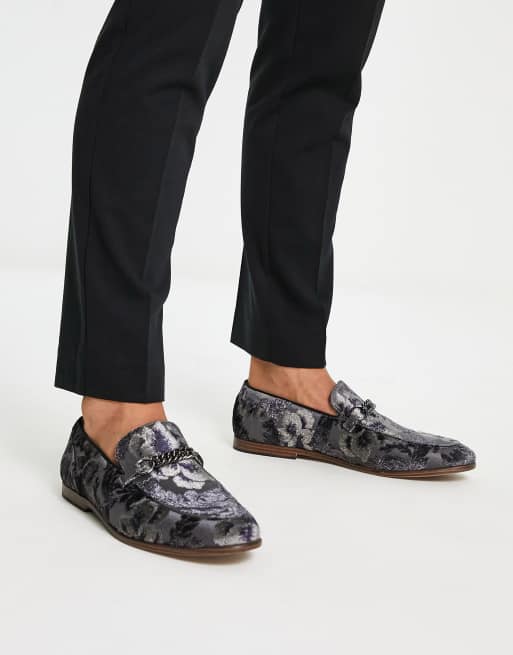 Asos velvet loafers on sale