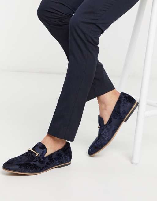 Asos on sale navy loafers