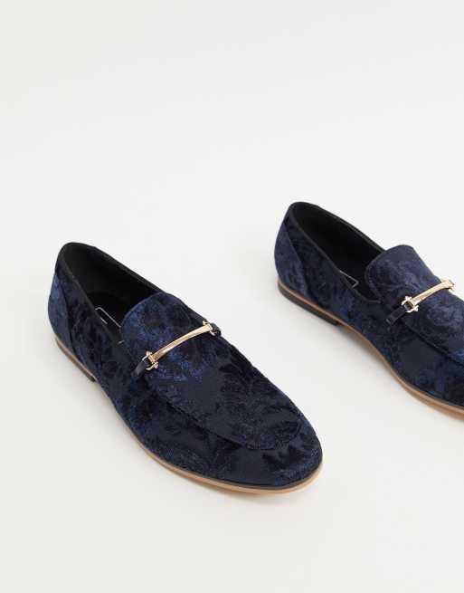 Asos on sale navy loafers