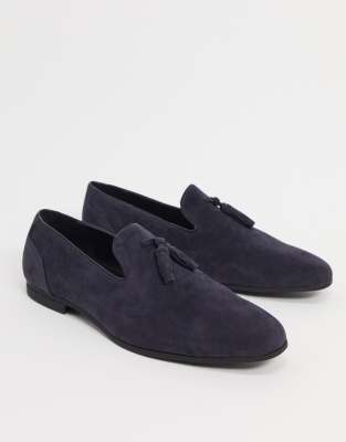 faux suede loafers