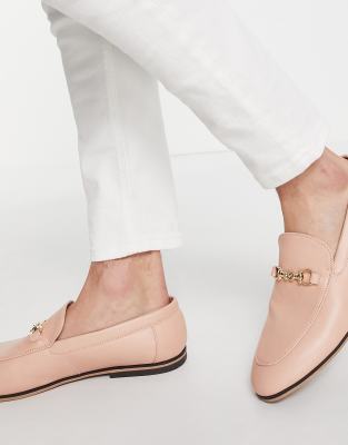 asos leather loafers