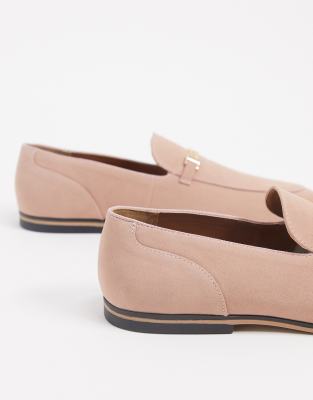 asos pink loafers