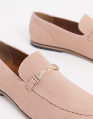 asos pink loafers