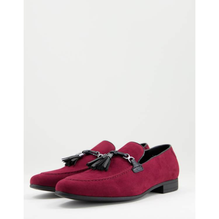 Asos Tassel Loafers In Red Suede With Natural Sole, $65, Asos