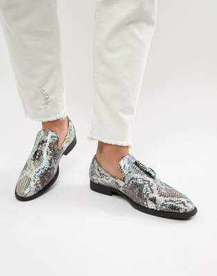 asos snake print shoes