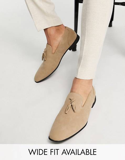 New Mens Smart Faux Leather Slip On Formal Office Wedding Flat Designer Shoes UK 