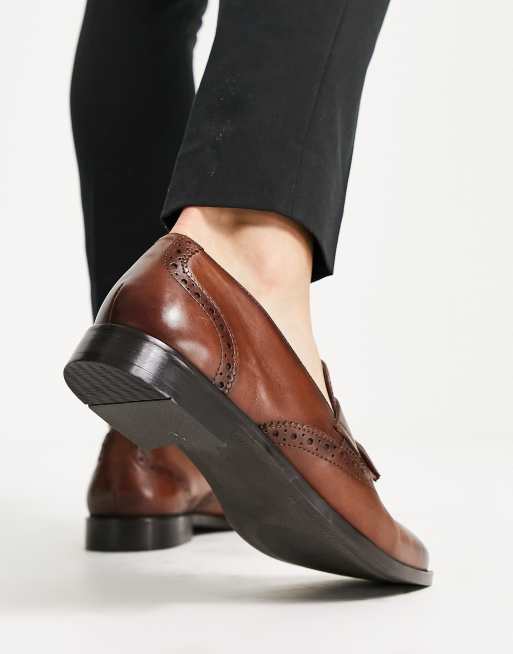 asos tan loafers