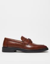 UND SQUARE TOE LOAFER ブラウン L Women's Brown Square Toe Soft Loafer | ME+EM
