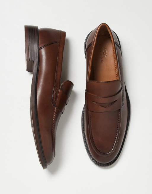 ASOS DESIGN - Loafers med kvaster i brunt læder, 3 af 4