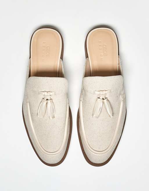 ASOS DESIGN – Loafers med öppen häl i textil, 4 av 4