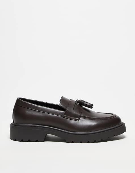 ASOS DESIGN - Loafers met kwastjes in bruin - view 1