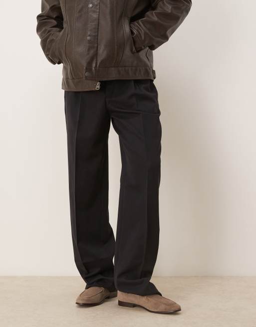 ASOS DESIGN - Loafers van suède in taupe met trens, 2 van 4