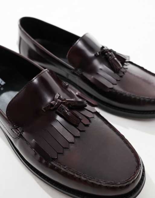 Asos on sale burgundy loafers