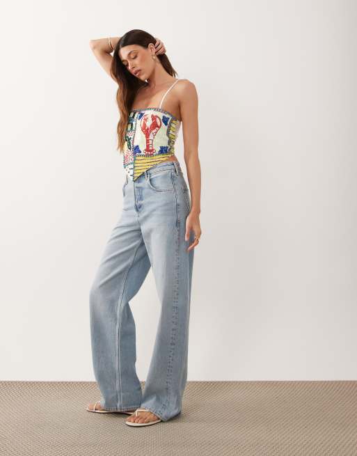 ASOS DESIGN lobster embellished tie back cami, 4 of 4
