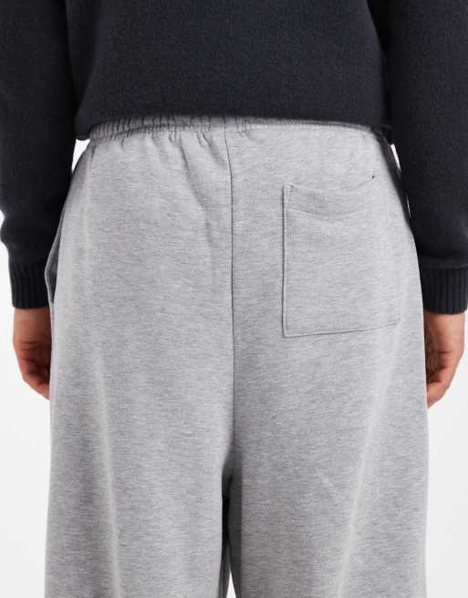 ASOS DESIGN – Locker geschnittene Basic-Jogginghose in Grau meliert, 4 von 5