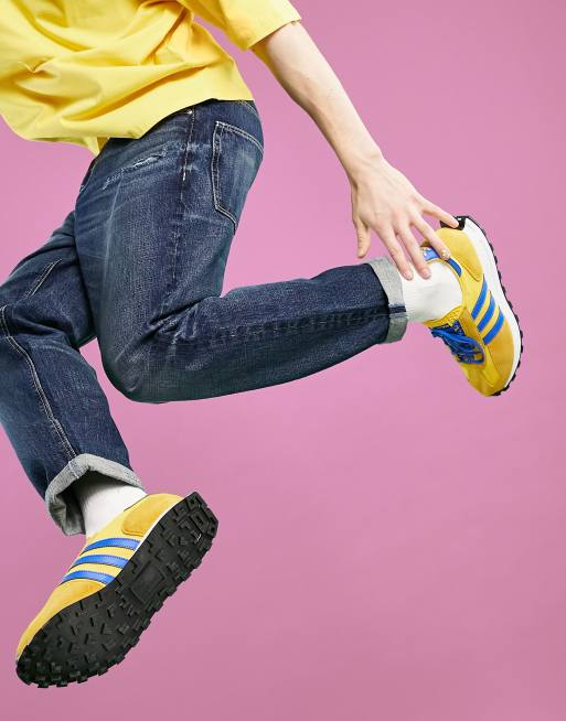 ASOS DESIGN – Locker geschnittene Jeans mit geradem Bein in dunkelblauer japanischer Waschung