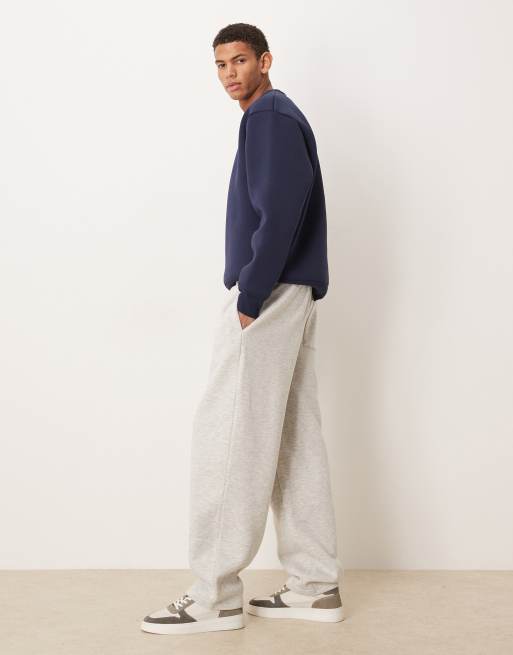 ASOS DESIGN – Locker geschnittene Jogginghose in Hellgrau, 3 von 5