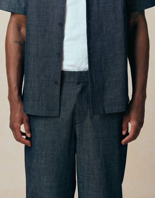 ASOS DESIGN – Locker geschnittene, leichte Jeans in Raw-Waschung, Kombiteil, 2 von 5