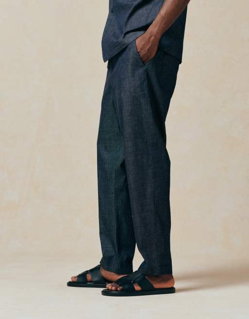 ASOS DESIGN – Locker geschnittene, leichte Jeans in Raw-Waschung, Kombiteil, 4 von 5