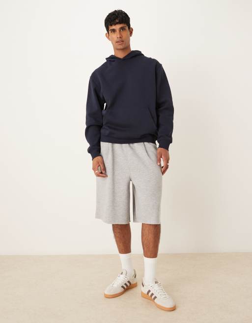 ASOS DESIGN – Locker geschnittener Basic-Kapuzenpullover in Marineblau , 2 von 5