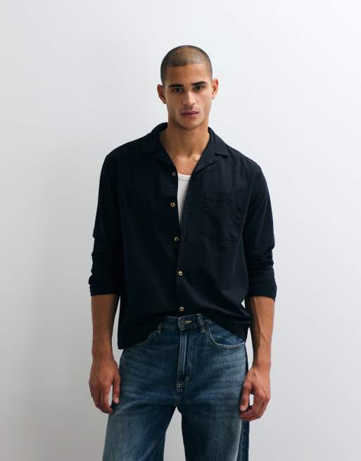 ASOS DESIGN – Set in Schwarz mit Leinenanteil, 4 von 4