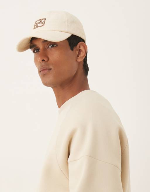 ASOS DESIGN – Locker geschnittenes, kastiges Sweatshirt in Beige, 4 von 5