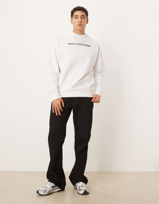 ASOS DESIGN – Locker geschnittenes T-Shirt in Weiß mit Rundhalsausschnitt und „Williams Racing“-Print, 2 von 5