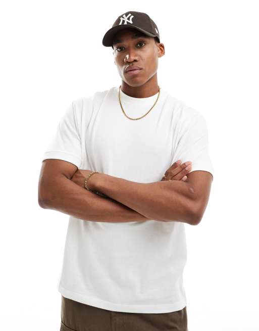 ASOS DESIGN – Locker geschnittenes T-Shirt in Weiß 