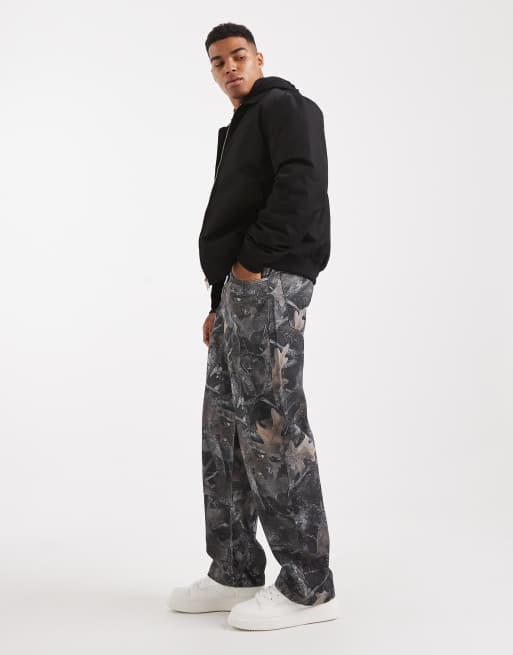 ASOS DESIGN lockere Hose im Military-Muster, 3 von 5