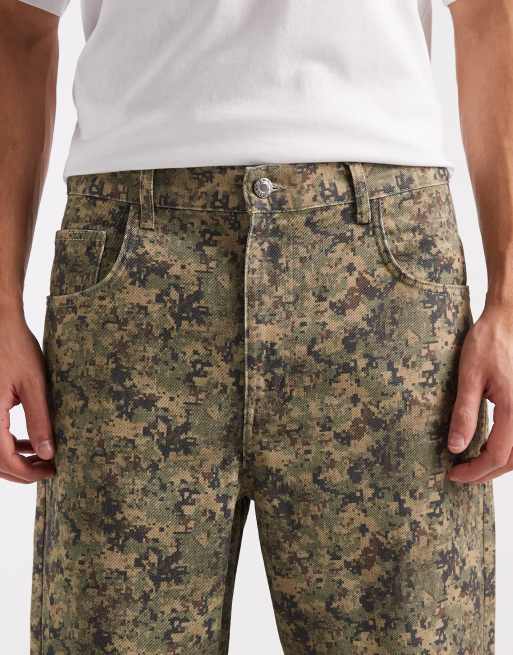 ASOS DESIGN lockere Hose in Digi-Camo, 5 von 5