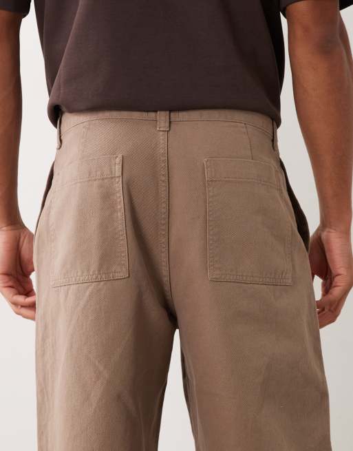 ASOS DESIGN lockere Hose in Hellbraun, 5 von 5