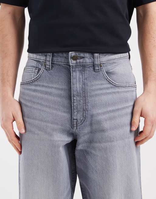 ASOS DESIGN lockere Jeans in grauer Schwefelwaschung, 5 von 5