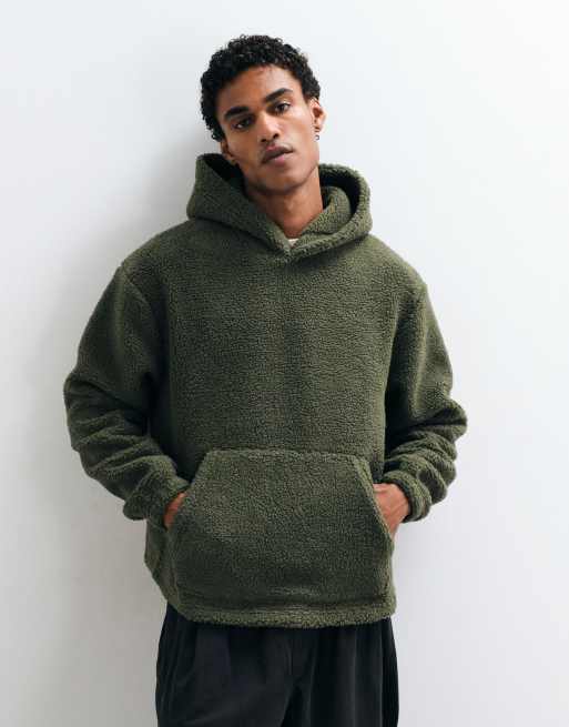 ASOS DESIGN lockerer Borg-Kapuzenpullover, 2 von 5
