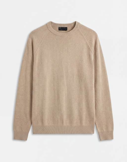 ASOS DESIGN lockerer, kompakter Strickpullover in Salbeigrün, 6 von 7