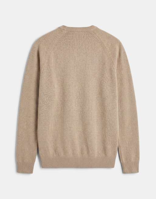 ASOS DESIGN lockerer, kompakter Strickpullover in Salbeigrün, 7 von 7