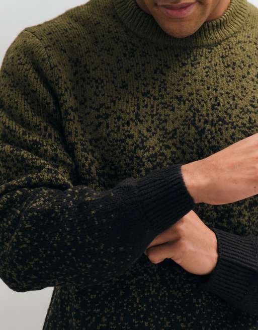 ASOS DESIGN lockerer Strickpullover mit Rundhalsausschnitt in Multi, 3 von 9