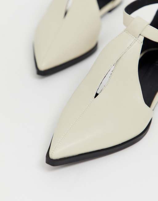 ASOS DESIGN - Lockwood - Ballerine a punta osso, 2 di 4