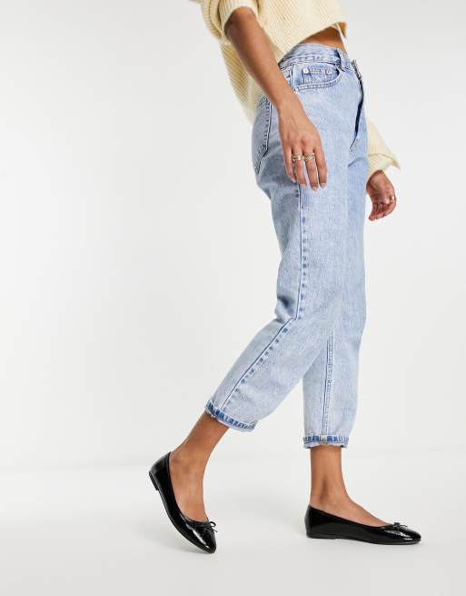 ASOS DESIGN - Locus - Ballerine arrotondate in vernice nera effetto increspato, 4 di 4