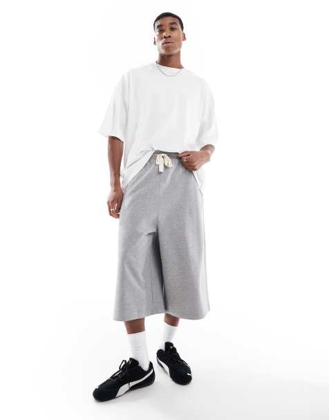 ASOS DESIGN long bermuda shorts in grey - GREY - view 1