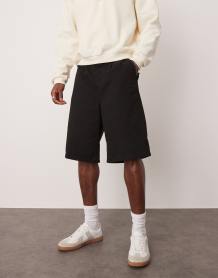 ASOS DESIGN super heavyweight muscle fit high scoop vestgrey marl with chest logo embroidery 