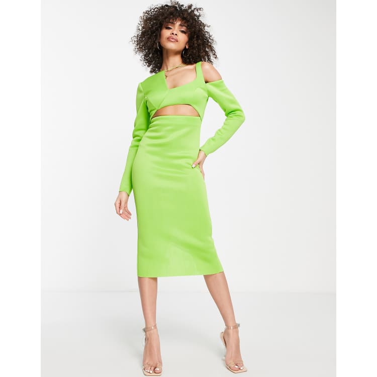 Lime green 2025 colour dress