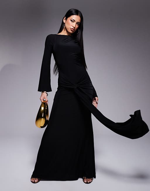 asos black long sleeve dress DESIGN Whether paired with boots or heels Page 2 - Black Long
