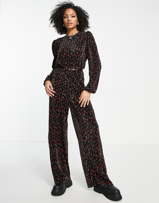 Cherry print sale jumpsuit