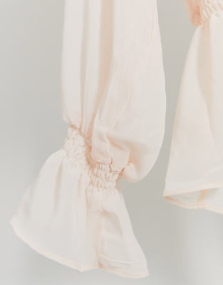 asos cream blouse