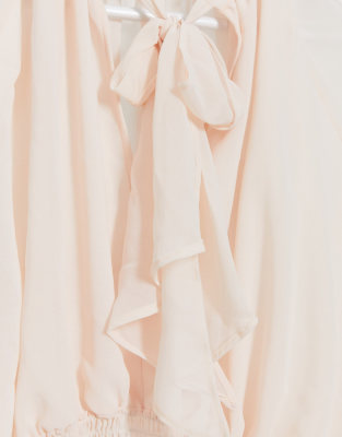 asos cream blouse