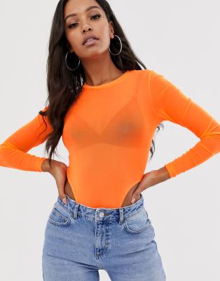 mesh top orange