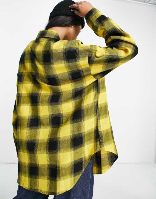 yellow and black long sleeve shirt