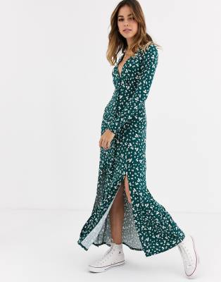 asos green tea dress