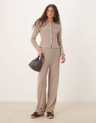 Asos Design Long Sleeve Cardigan In Multi